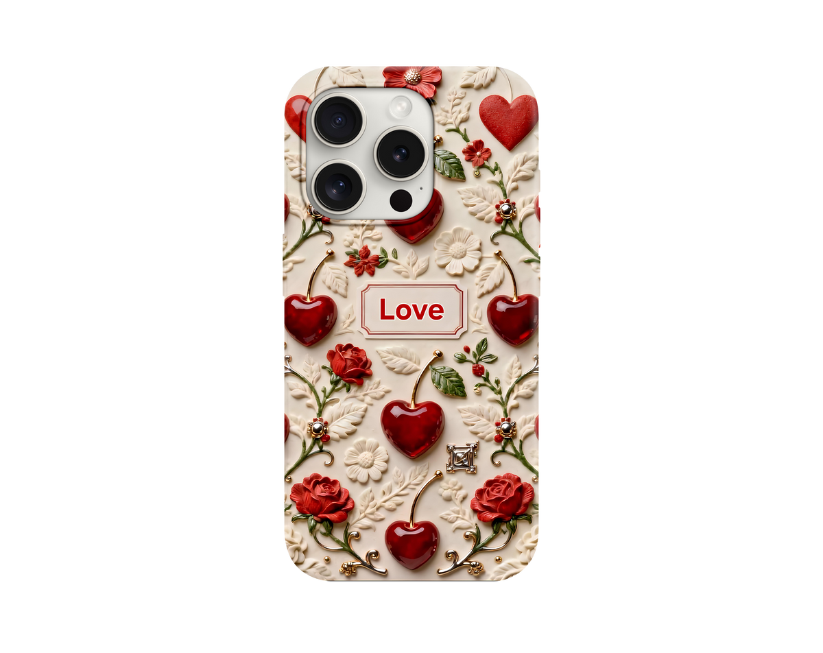 Cute Love Mottolu Telefon Kılıfı