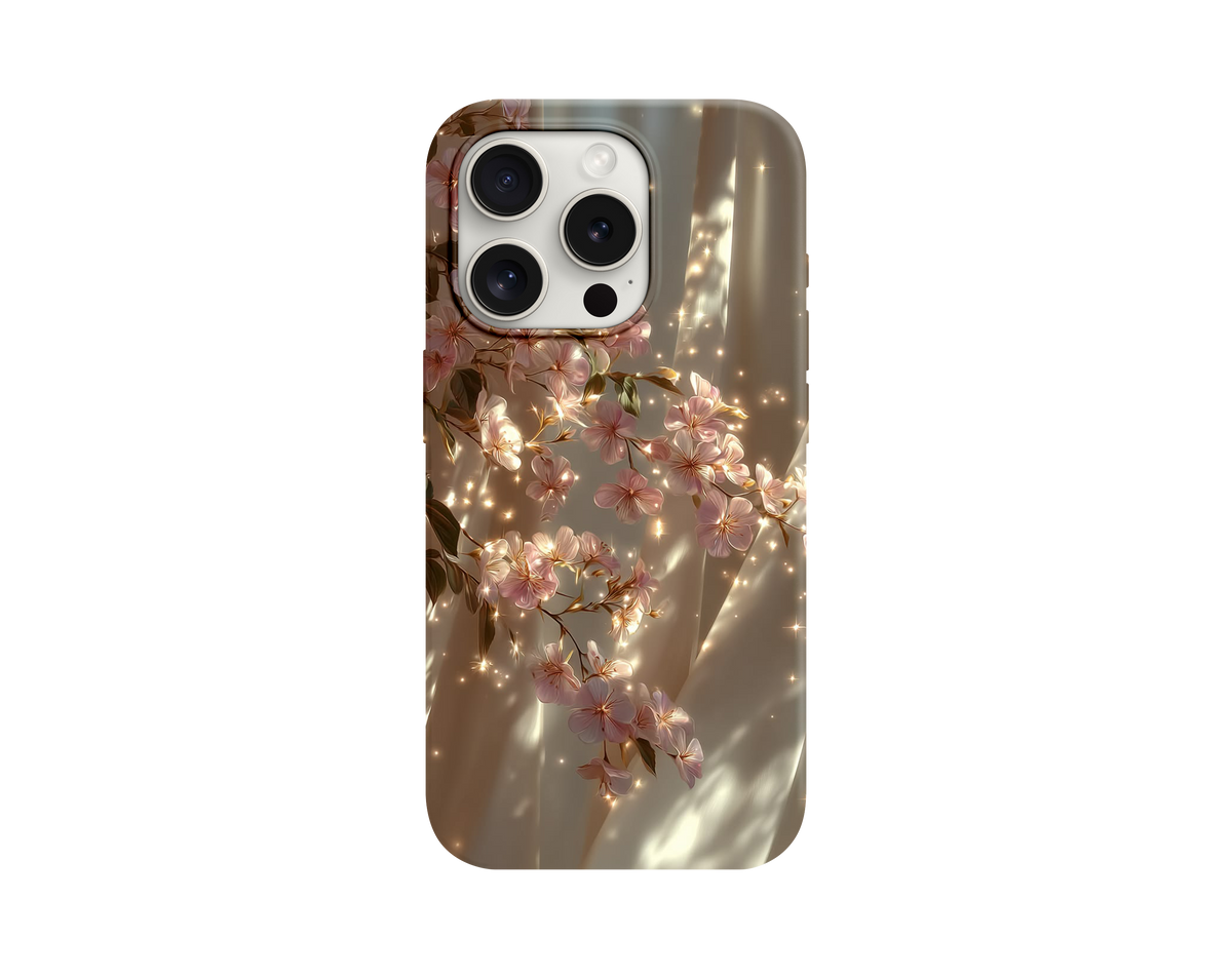 Zarif Sakura Desenli Telefon Kılıfı