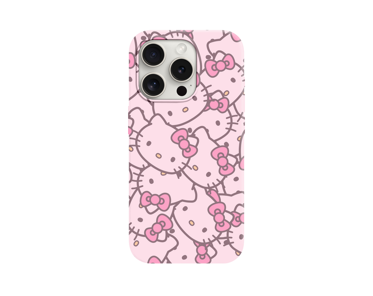 Hello Kitty Desenli Pembe Telefon Kılıfı