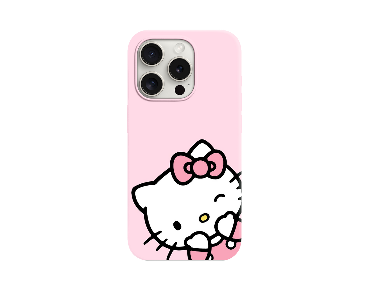 Sevimli Pink Hello Kitty Temalı Telefon Kılıfı