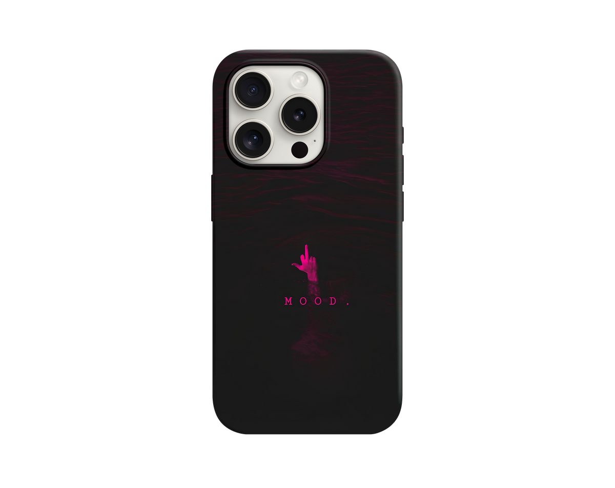 El Figürlü ve Neon Yazılı Telefon Kılıfı
