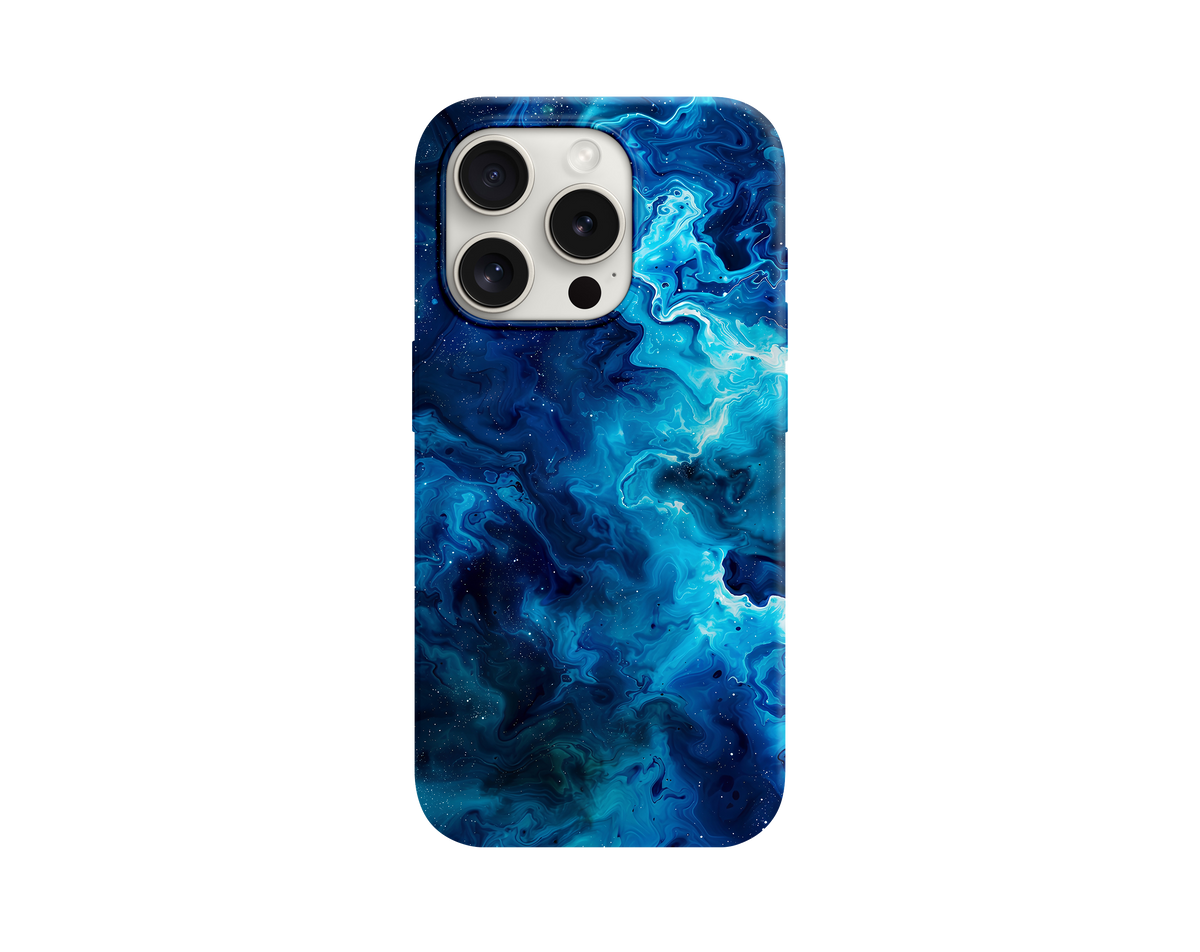 Deep Blue Geode Telefon Kılıfı