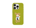 Lucky Girl Yazılı Şans Kedisi Telefon Kılıfı