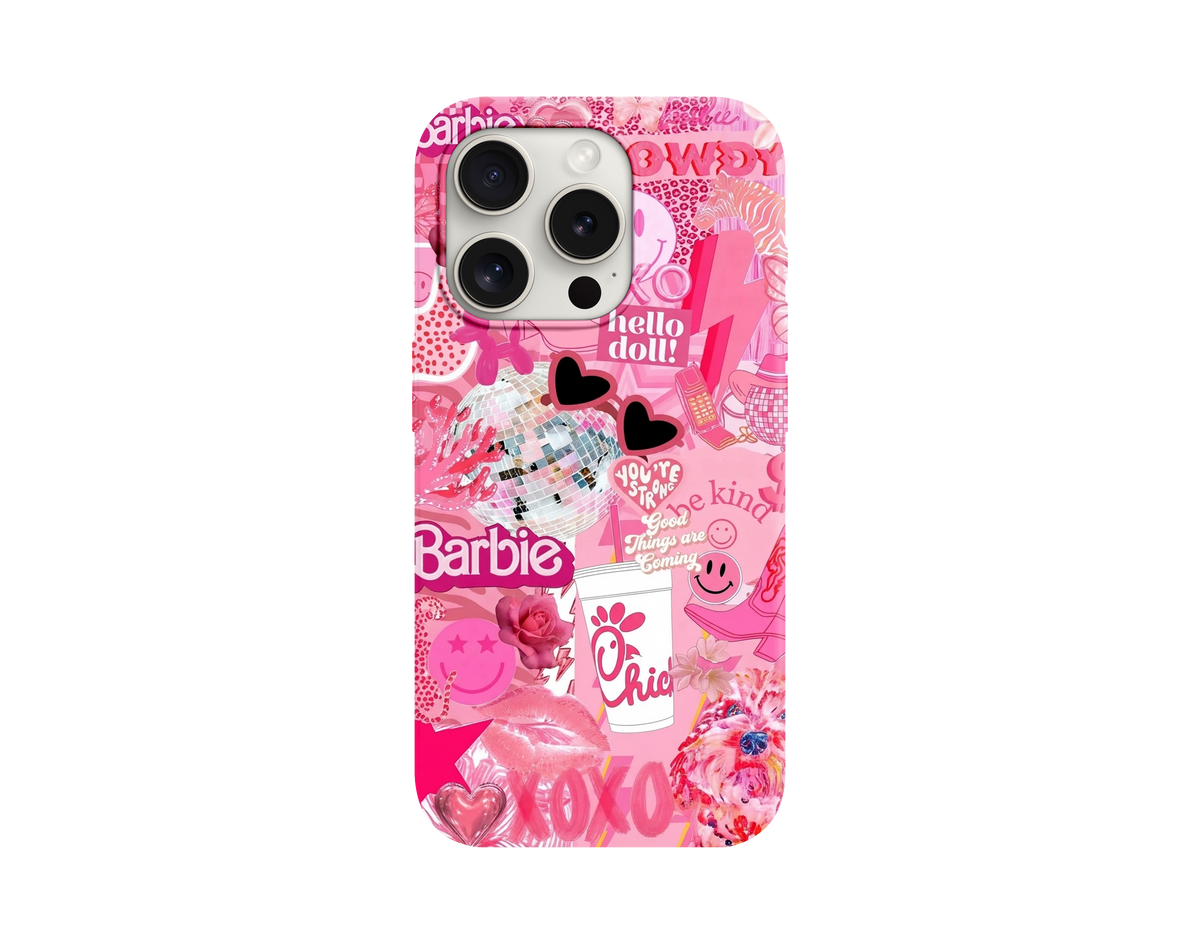 Barbiecore Estetik Telefon Kılıfı