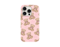 Cute Teddy Bear Pink Telefon Kılıfı