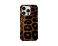 Altın Leopar Desenli Telefon Kılıfı